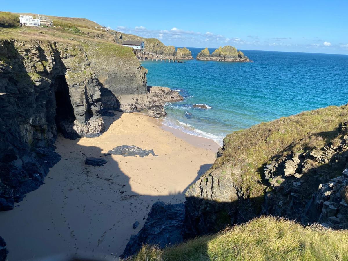 Polrunny Farm Blackberry Cottage - Cornwall Bliss In Sight Of The Sea Боскасл Экстерьер фото