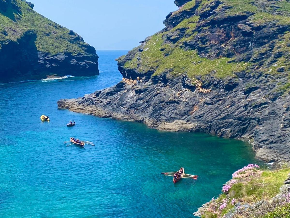 Polrunny Farm Blackberry Cottage - Cornwall Bliss In Sight Of The Sea Боскасл Экстерьер фото